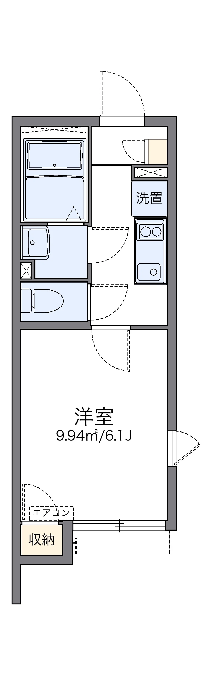 代表的な間取のため実際の間取とは異なる場合があります