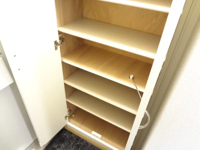 玄関にシューズボックスあり