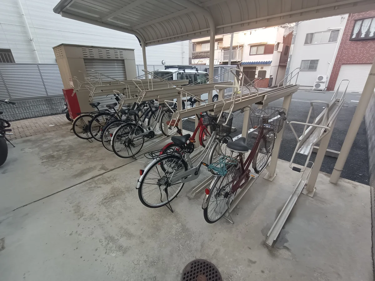 駐輪スペースです。