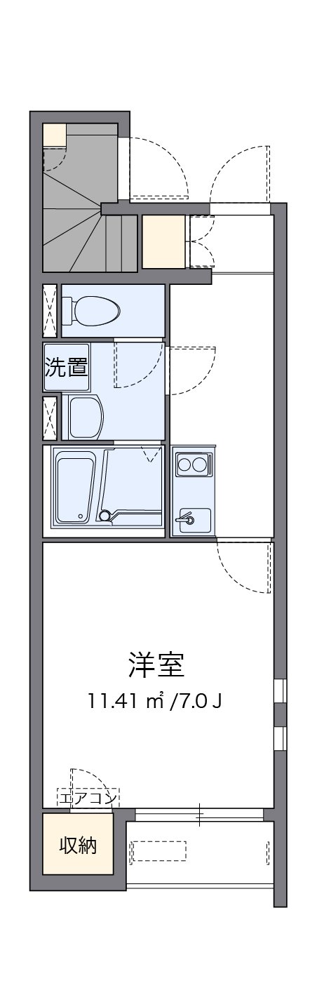 代表的な間取のため実際の間取とは異なる場合があります