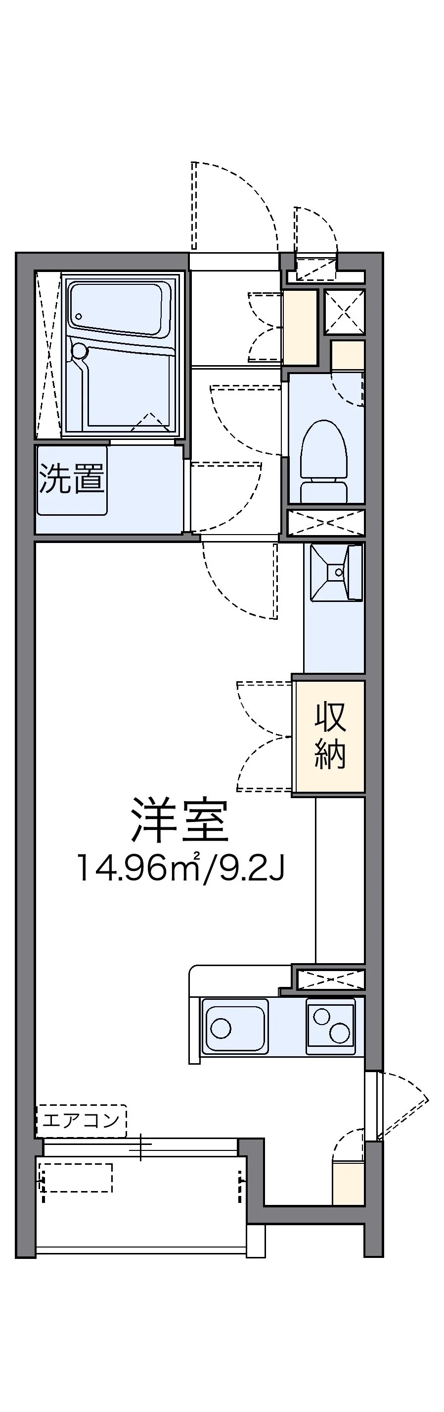 代表的な間取のため実際の間取とは異なる場合があります