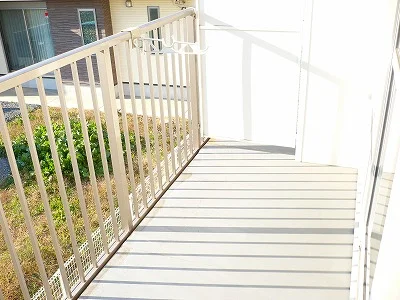 バルコニー付き物件です。