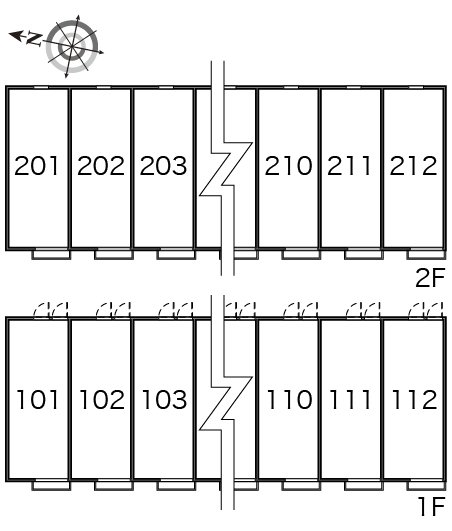 間取り配置図です。