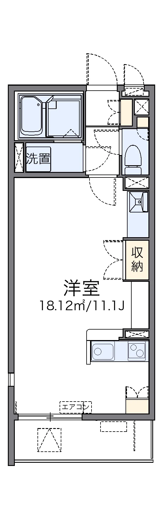 代表的な間取のため実際の間取とは異なる場合があります