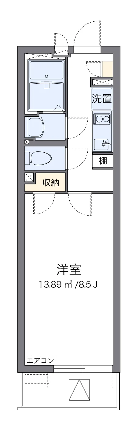 代表的な間取のため実際の間取とは異なる場合があります