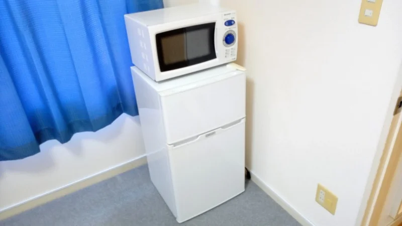 電子レンジと冷蔵庫ついてます♪