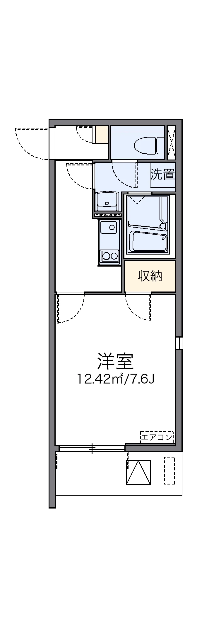 代表的な間取のため実際の間取とは異なる場合があります