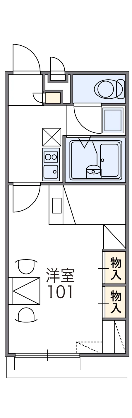 代表的な間取のため実際の間取とは異なる場合があります