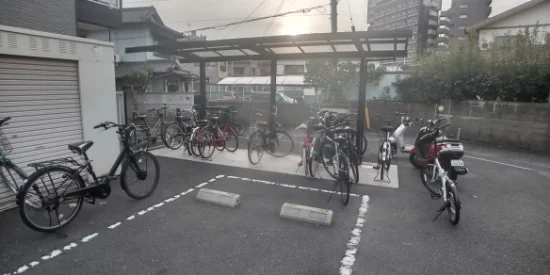 駐輪場あります