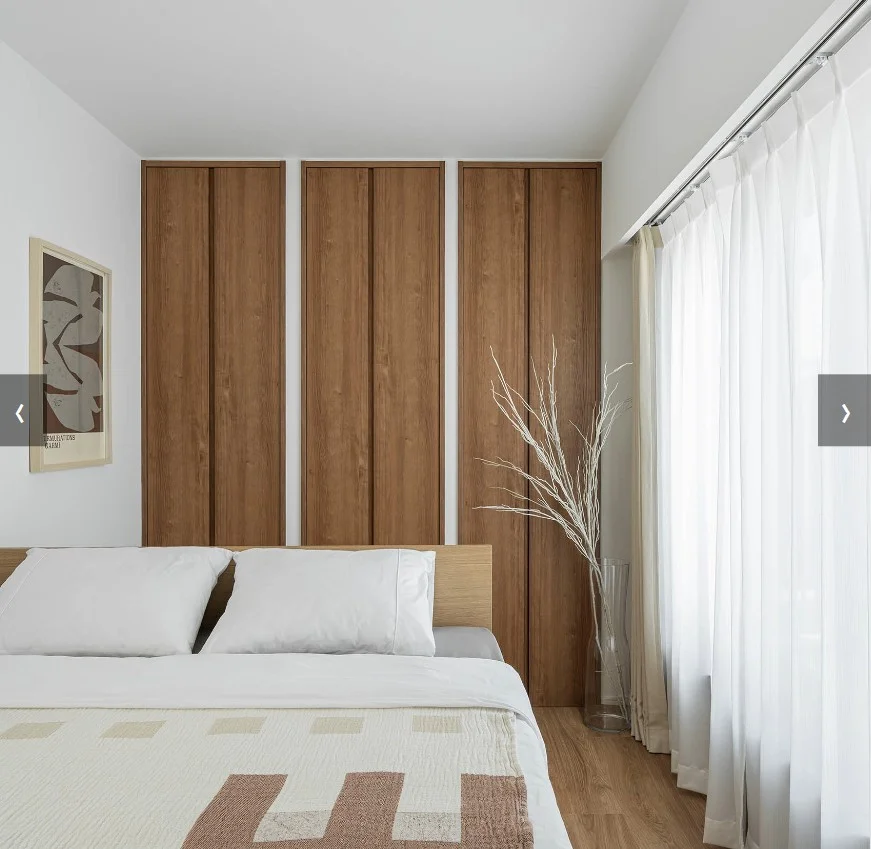 寝室にはダブルベッド完備です