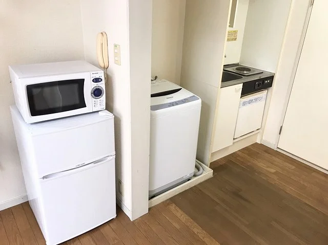 冷蔵庫・電子レンジ完備