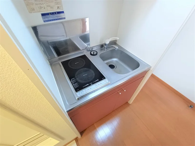 コンロは2口コンロです。