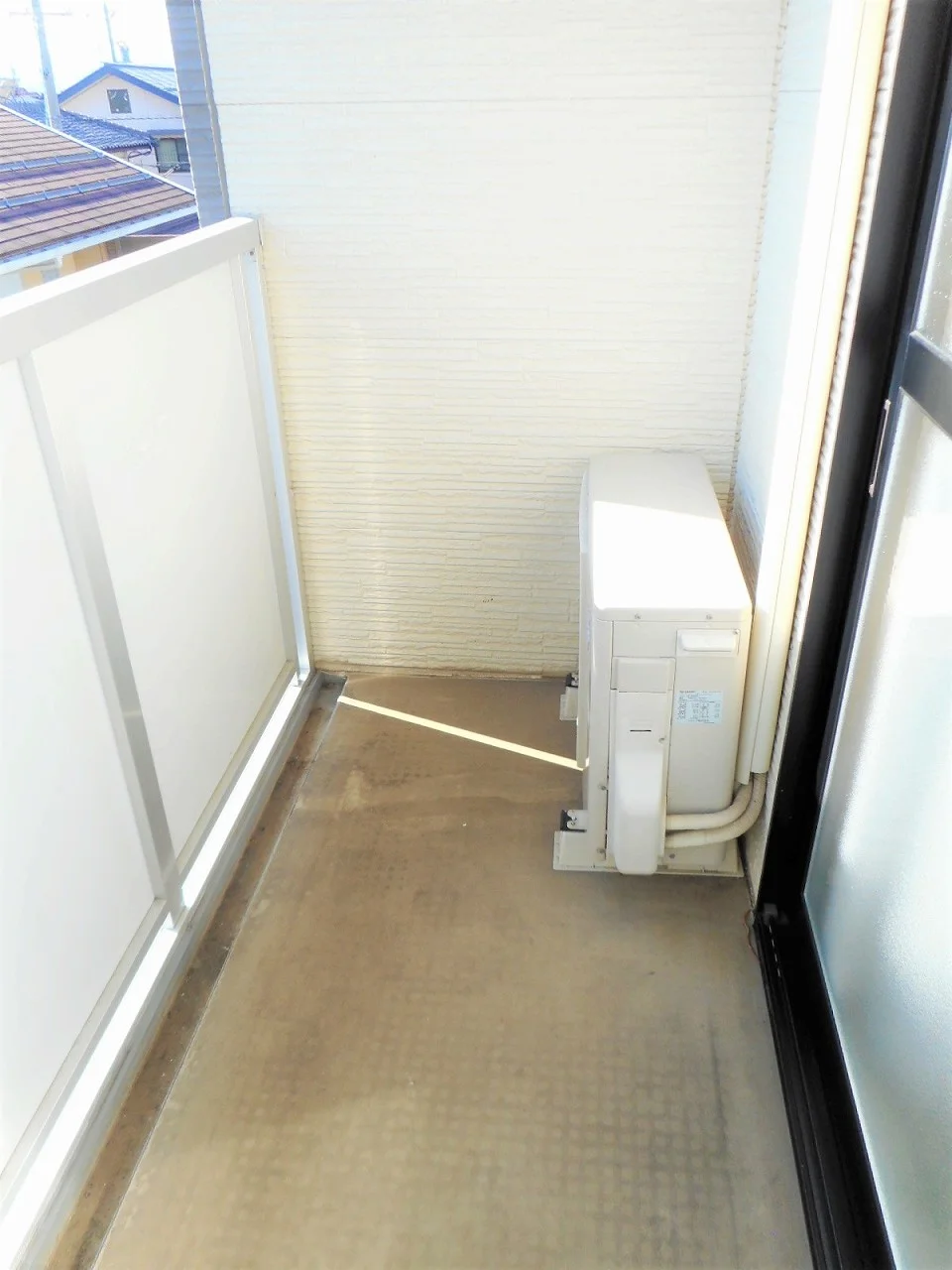 洗濯物を外干しできます