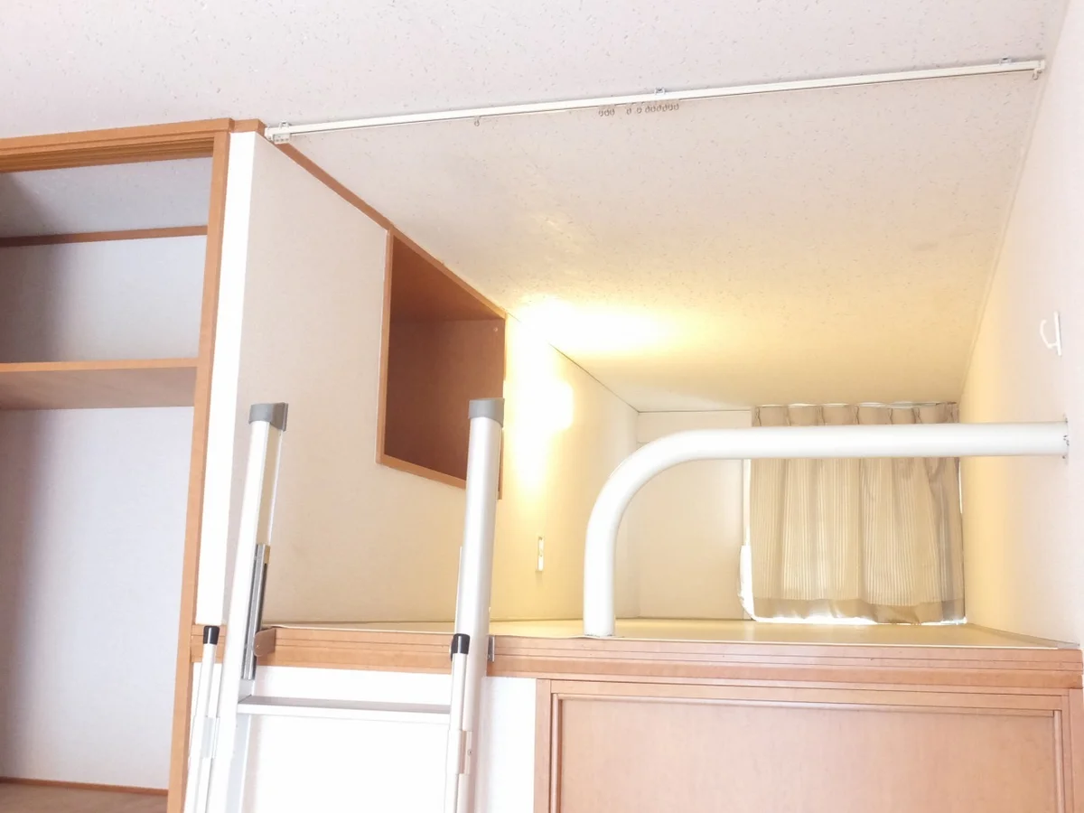 大型収納可能なロフト付き