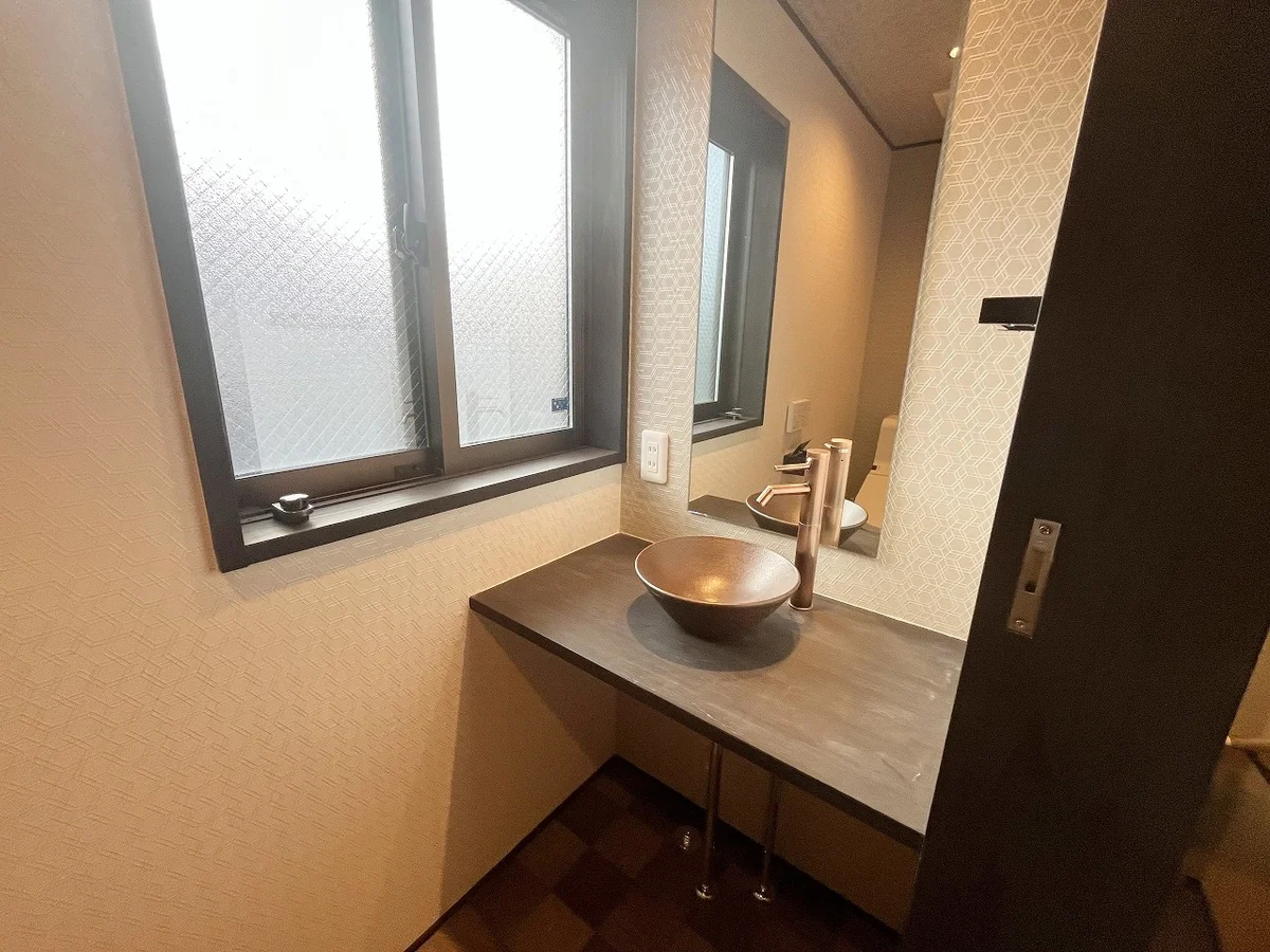 手洗い場もあります☆