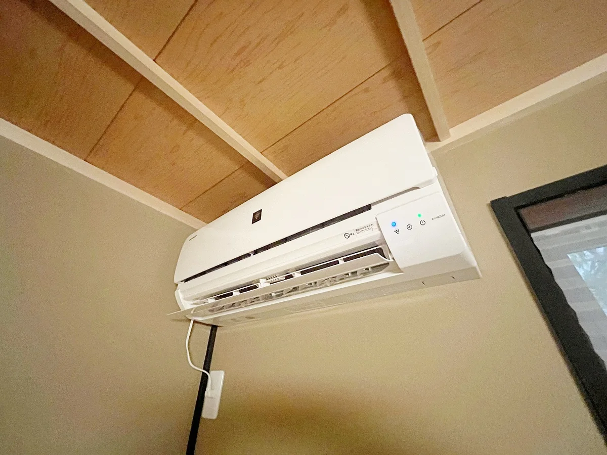 和室にエアコンがあります！