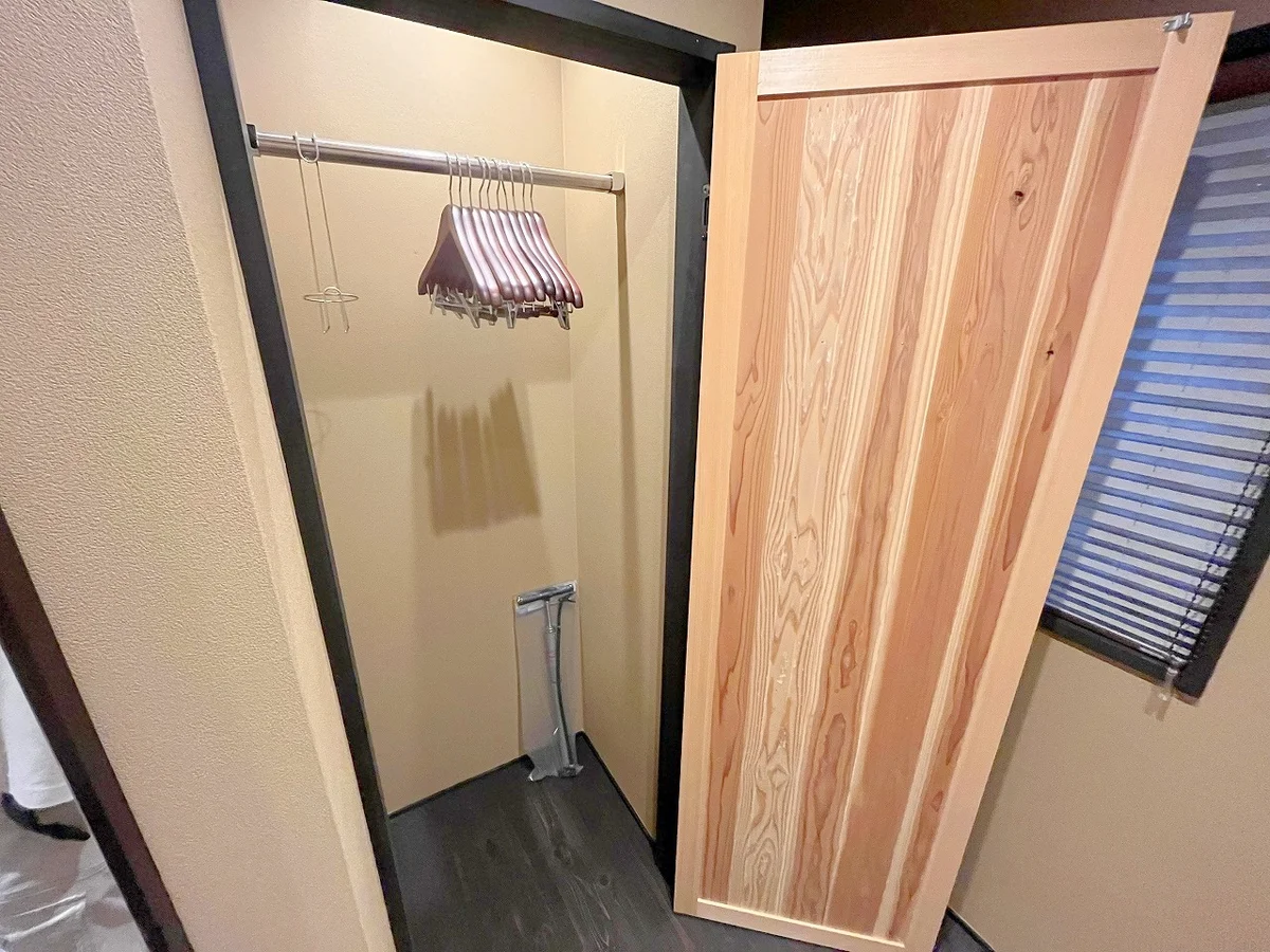 収納スペースです♪お気に入りのお洋服を持って来ることが出来ます☆