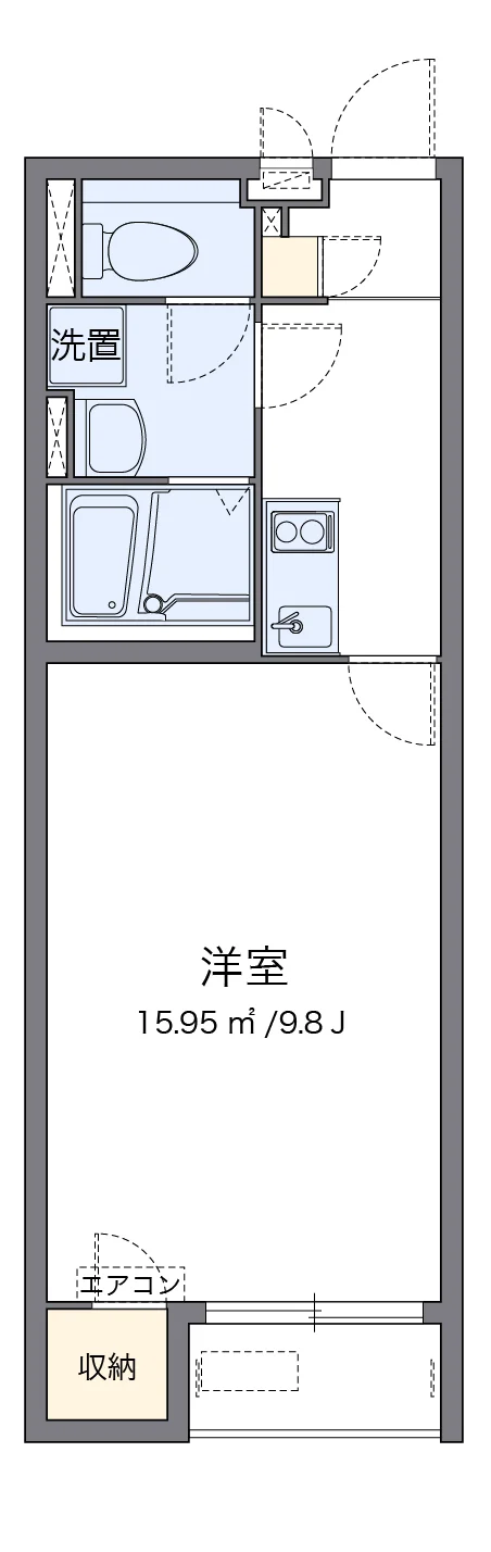 代表的な間取のため実際の間取とは異なる場合があります