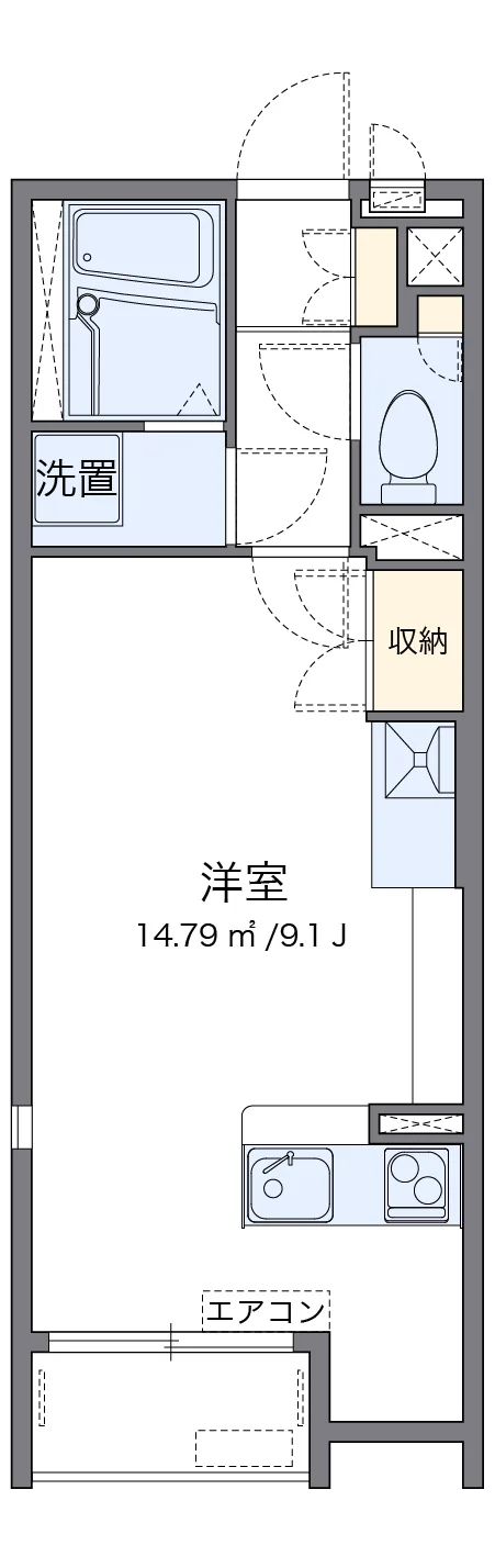 代表的な間取のため実際の間取とは異なる場合があります