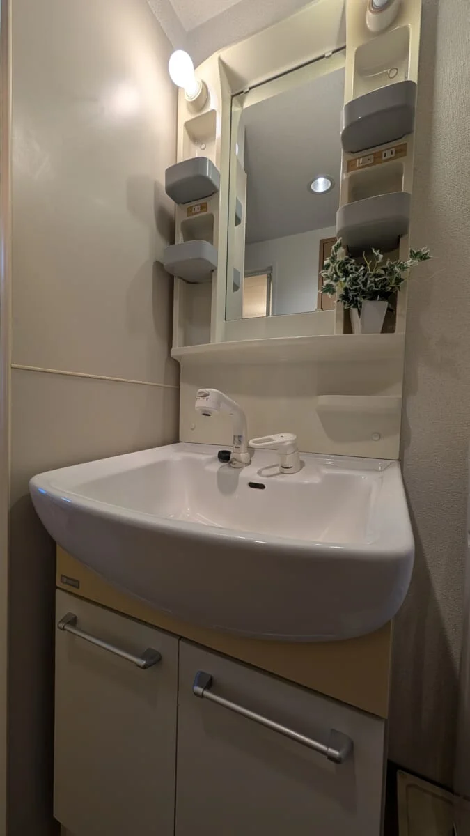 独立洗面台付き♪