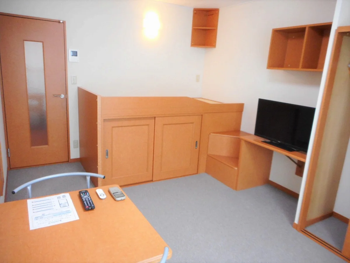 ハイベッドタイプのお部屋です