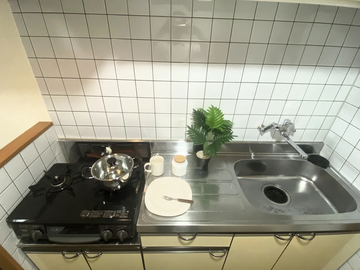 自炊するかたには嬉しい2口コンロ🍳