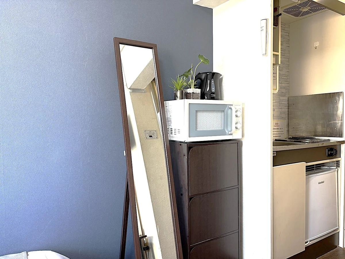 電子レンジ、ケトル、ドライヤーもご用意しております。