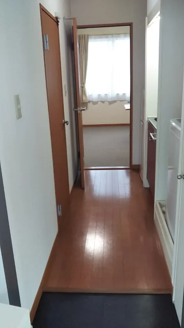 玄関から見た写真です。