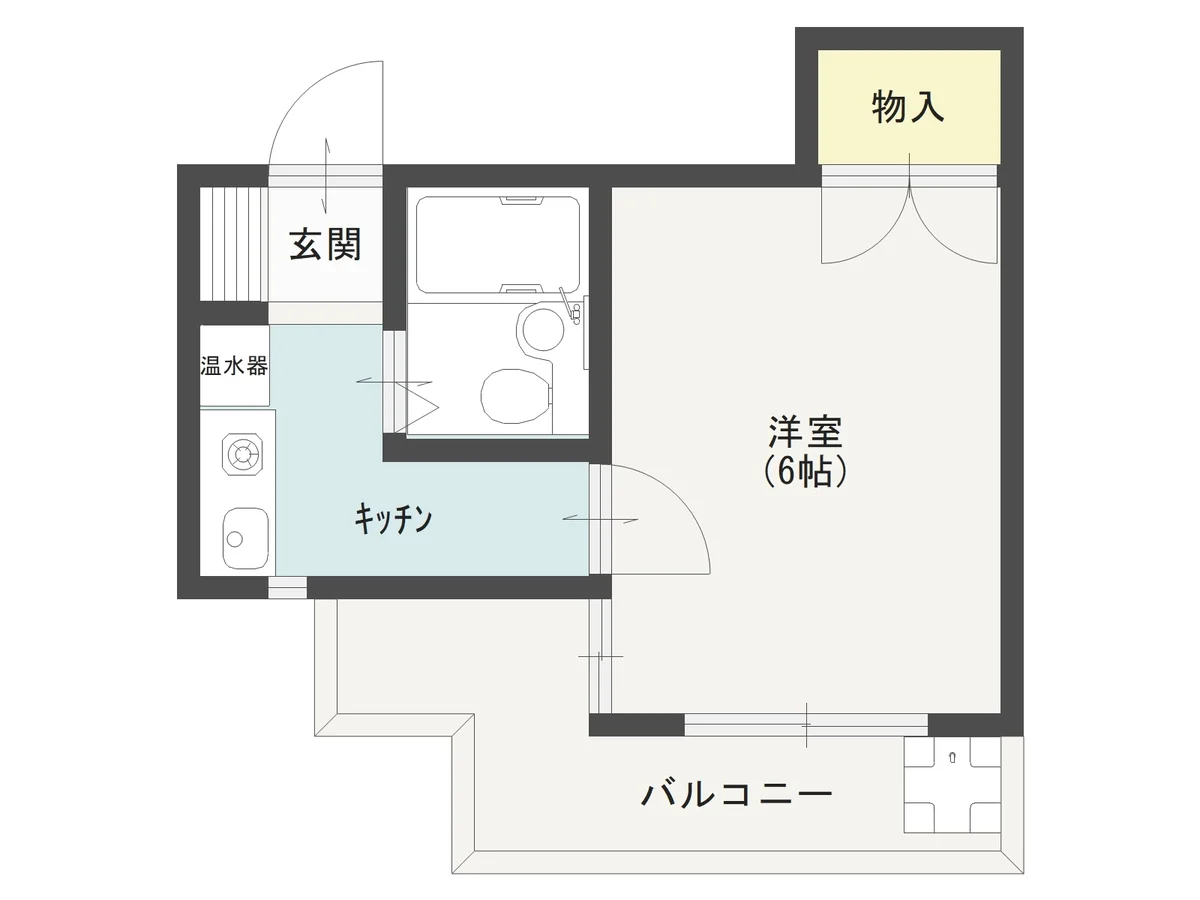 角部屋です