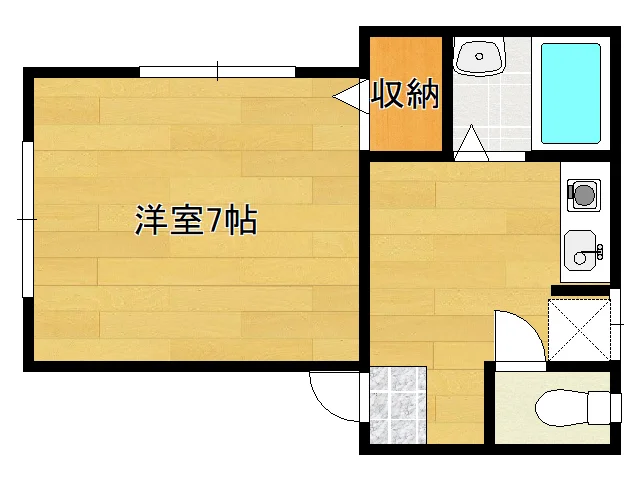 角部屋で室内はとっても明るいです。