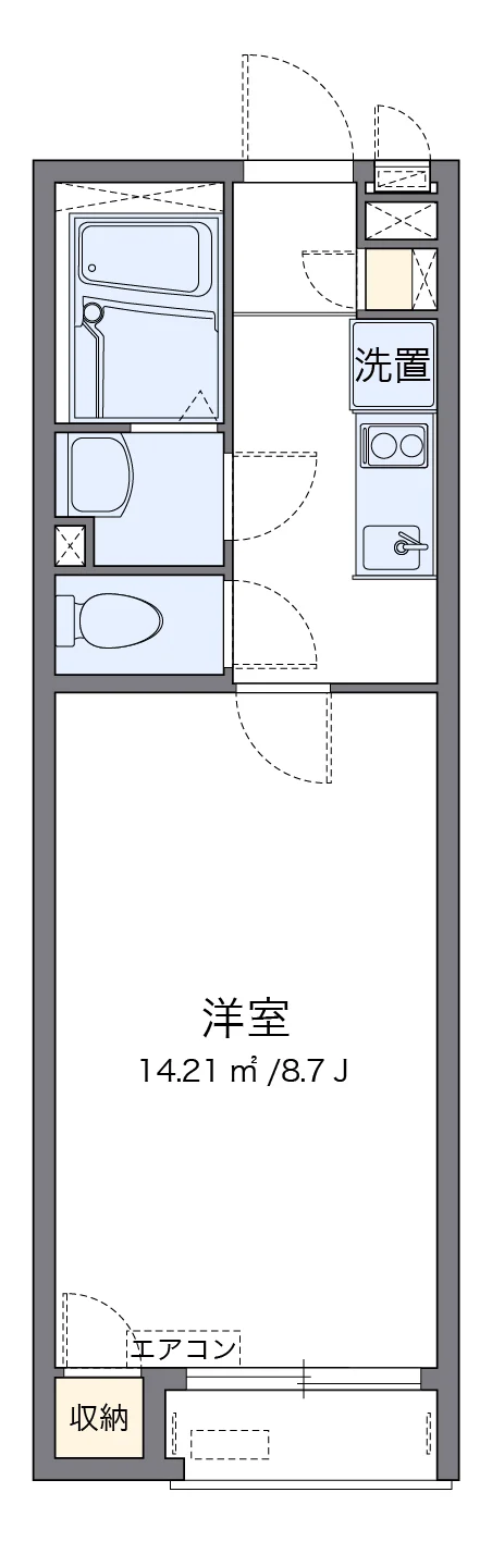 代表的な間取のため実際の間取とは異なる場合があります