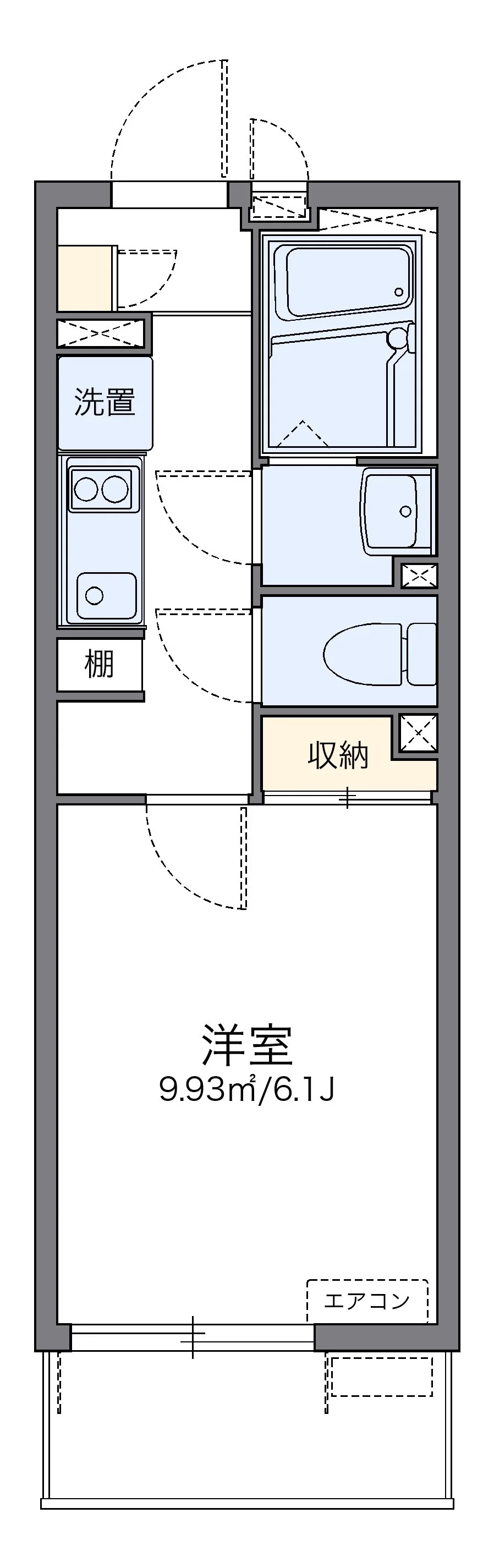 代表的な間取のため実際の間取とは異なる場合があります