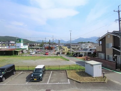 2階からのアングルです