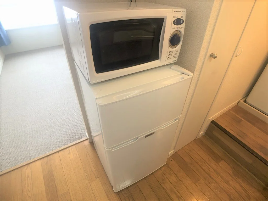 冷蔵庫、電子レンジ