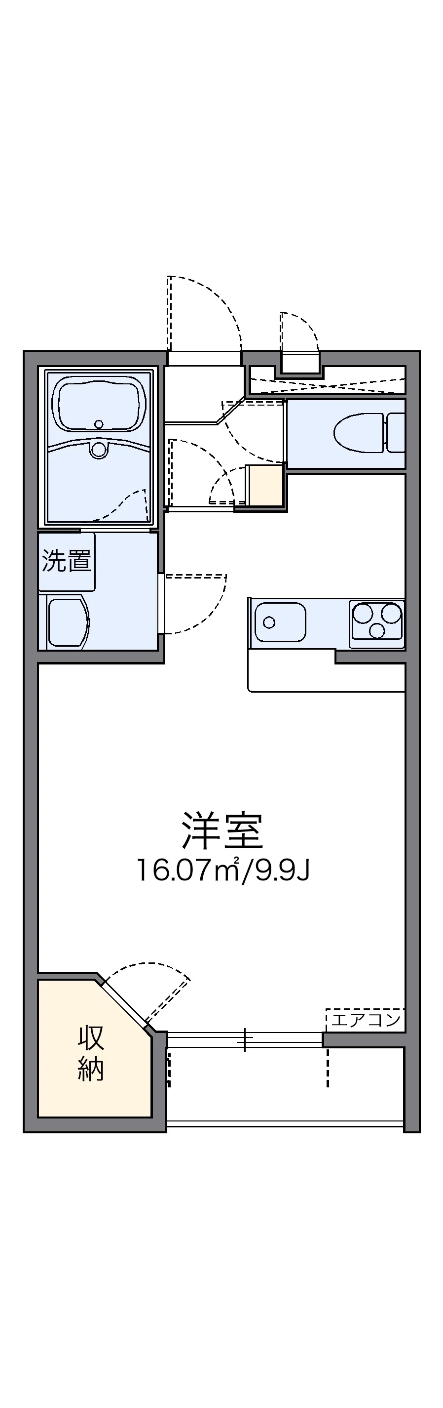 代表的な間取のため実際の間取とは異なる場合があります