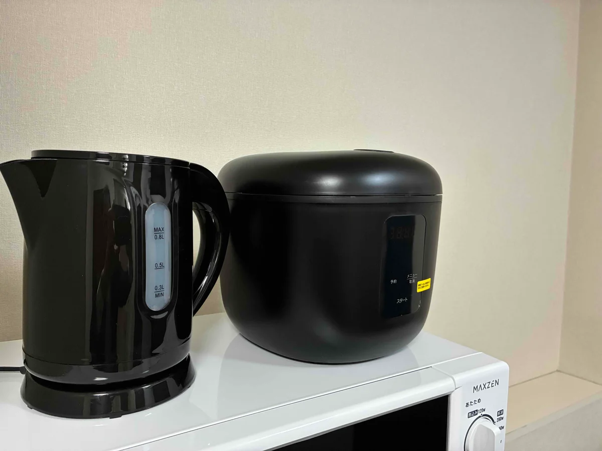 炊飯器、電子ケトル