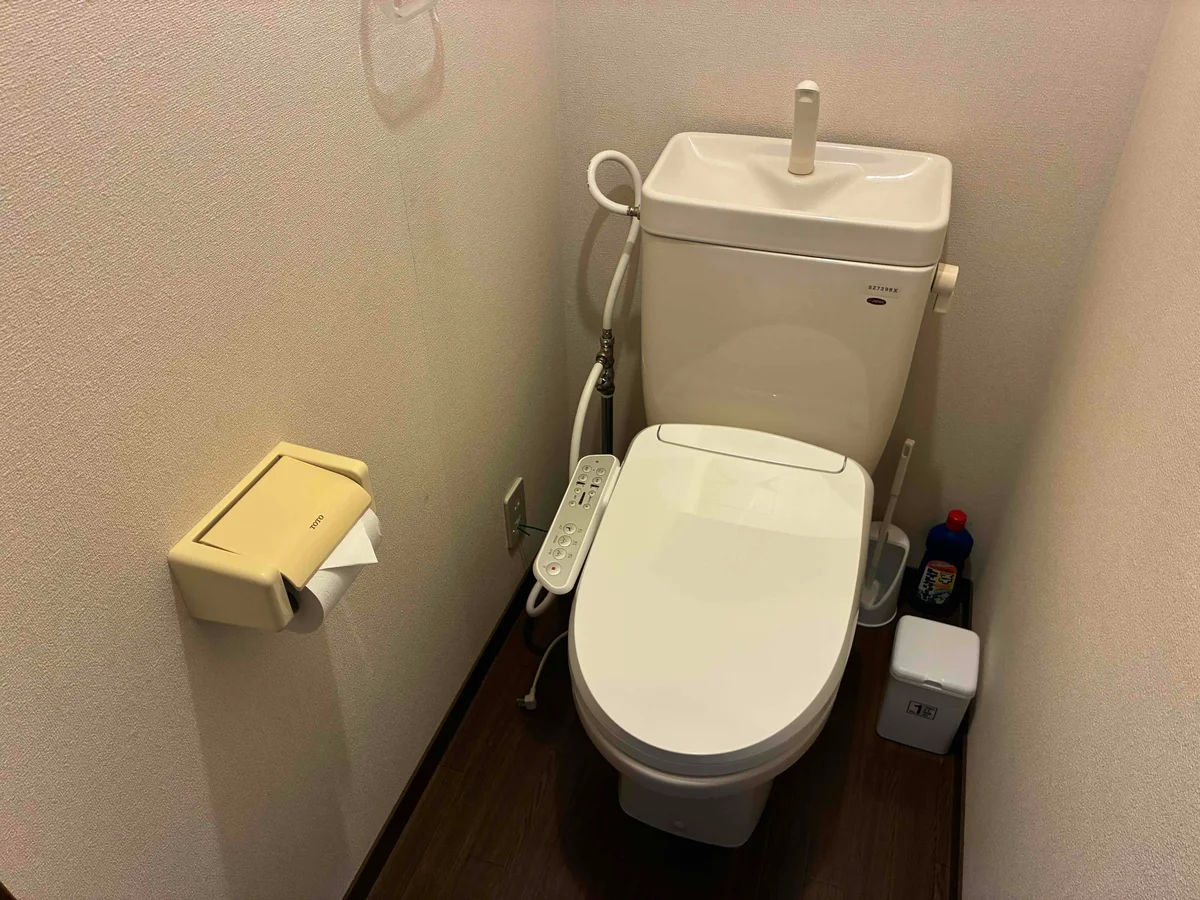 温水洗浄便座です。