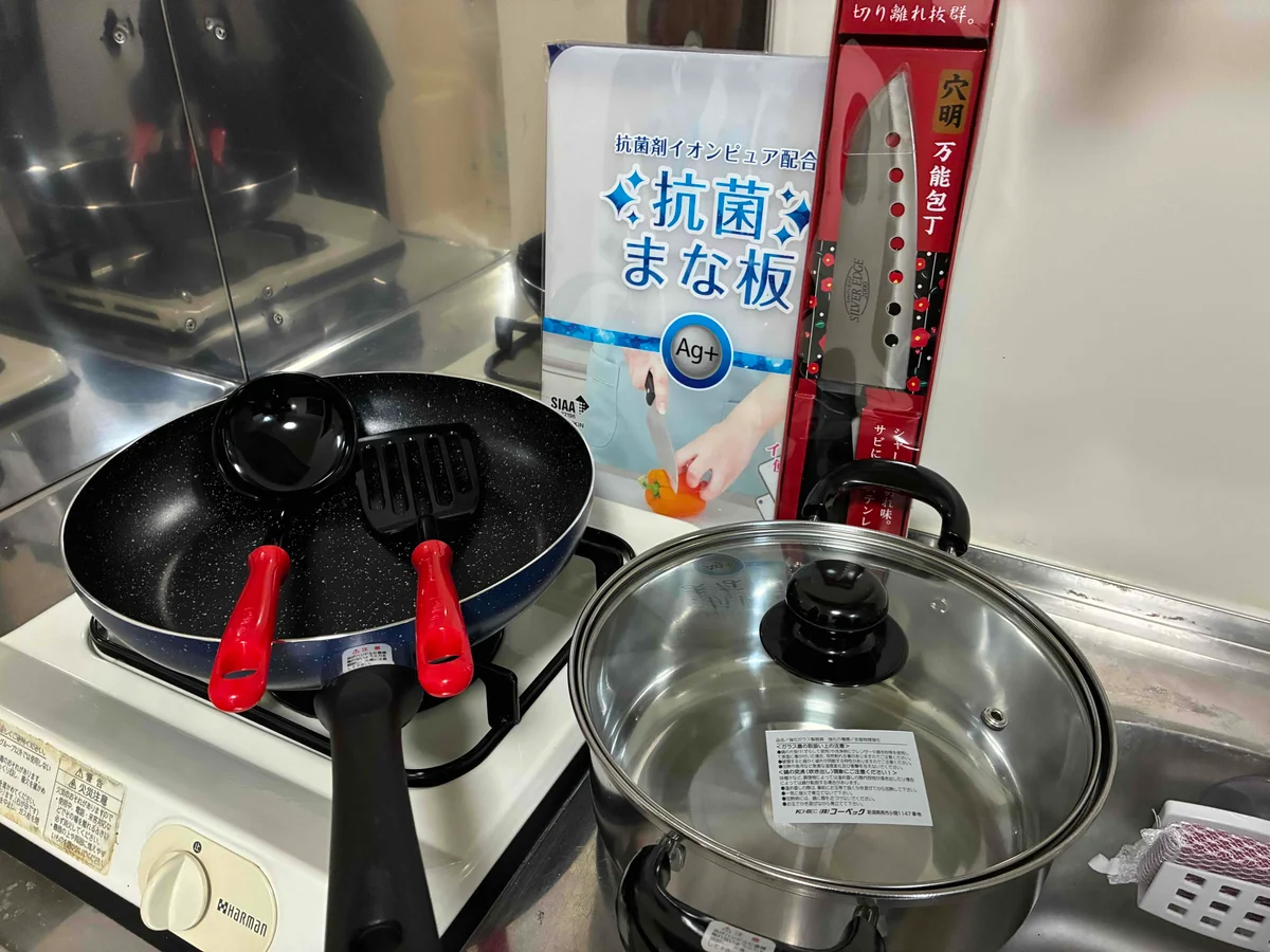 調理器具も充実しております。
