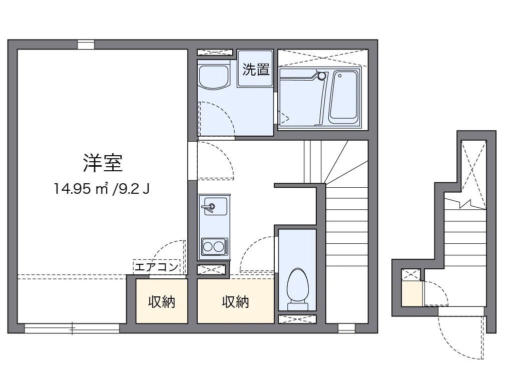 代表的な間取のため実際の間取とは異なる場合があります