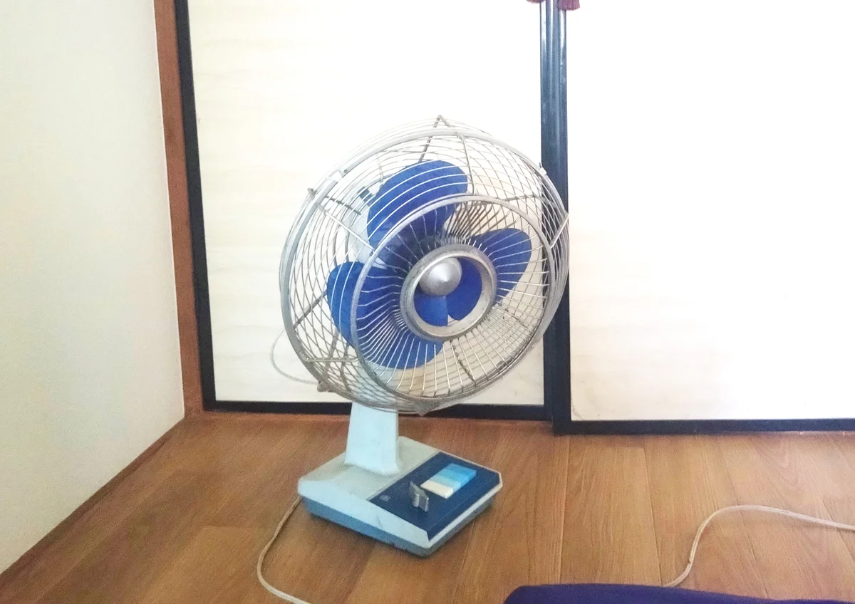 レトロな扇風機♪