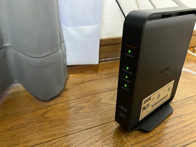 ルーターも設置しております。