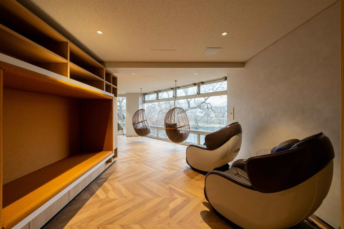 2024年改修済み。ハンモック・マッサージチェアがありリラックスタイムに最適です♪