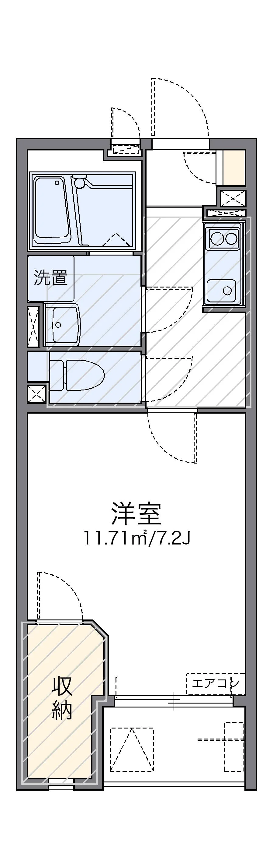 代表的な間取のため実際の間取とは異なる場合があります