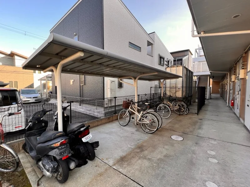 駐輪スペースです。