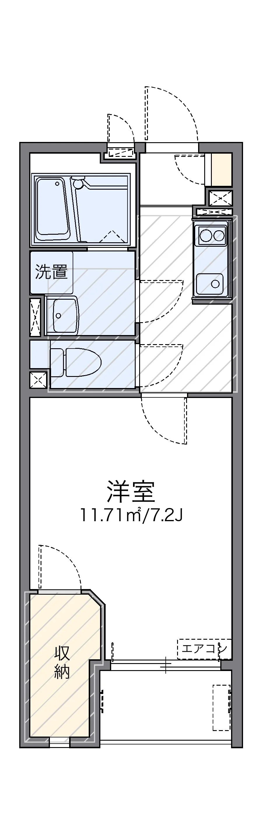 代表的な間取のため実際の間取とは異なる場合があります