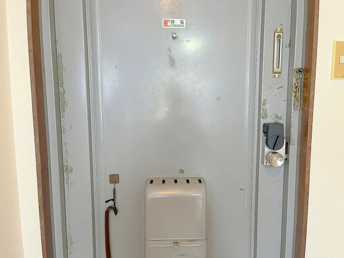 鍵は便利なスマートロックです！スマートフォンで解錠出来ます🔓