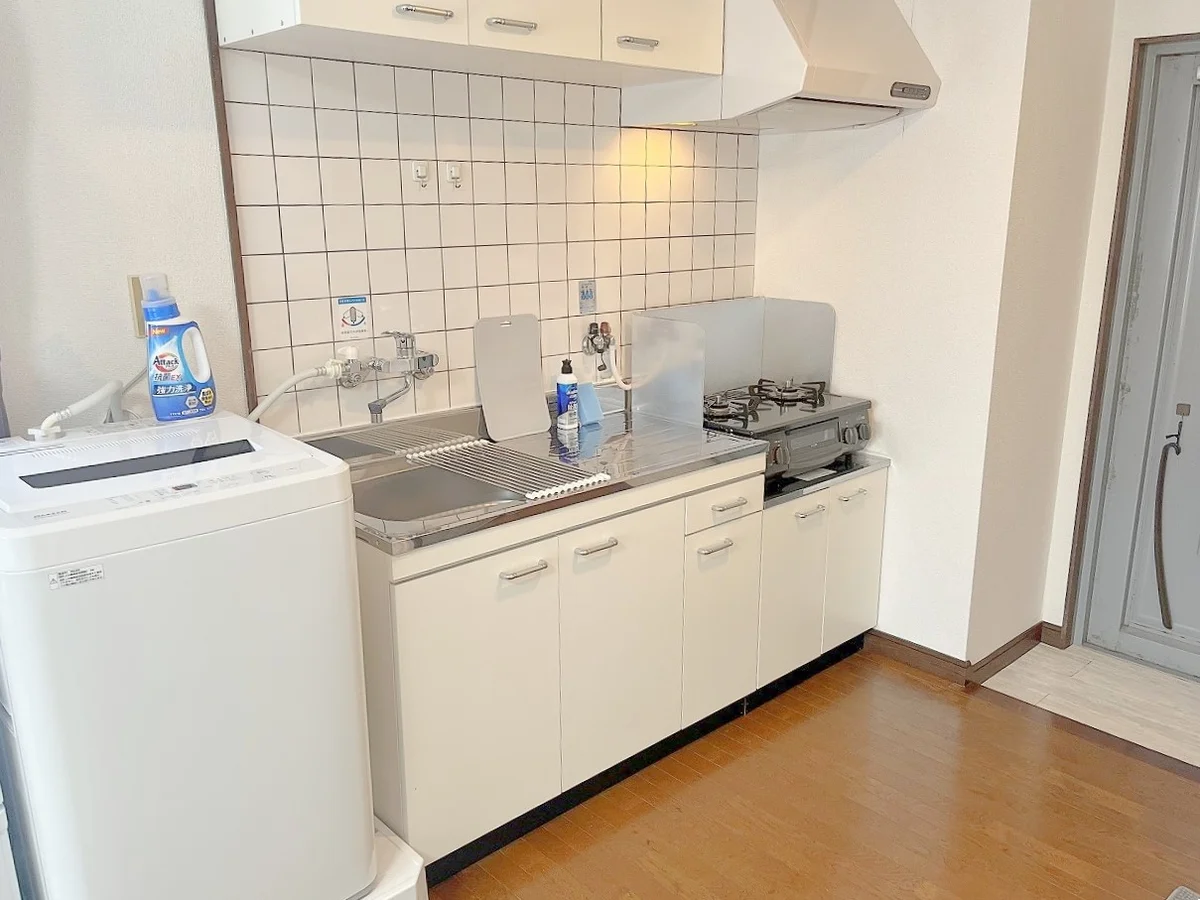 キッチンはこんな感じです☆好きな時にお料理していただけます🍳