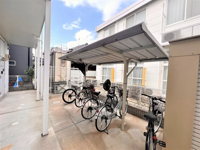 駐輪スペースです。