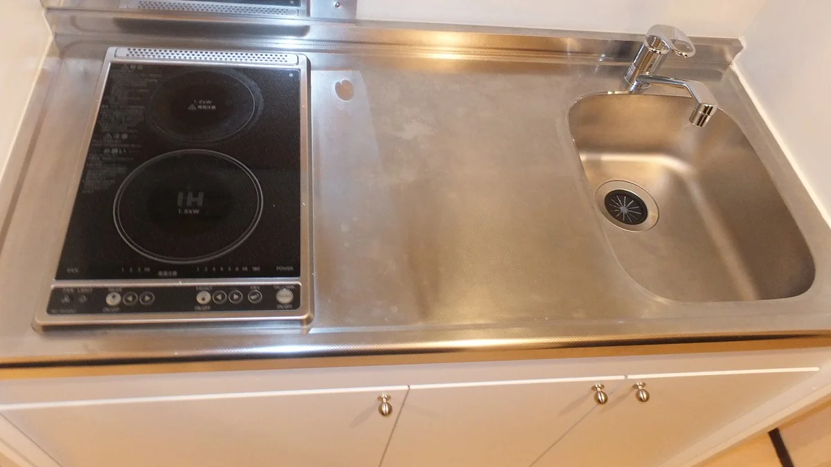 広めのキッチンになります。