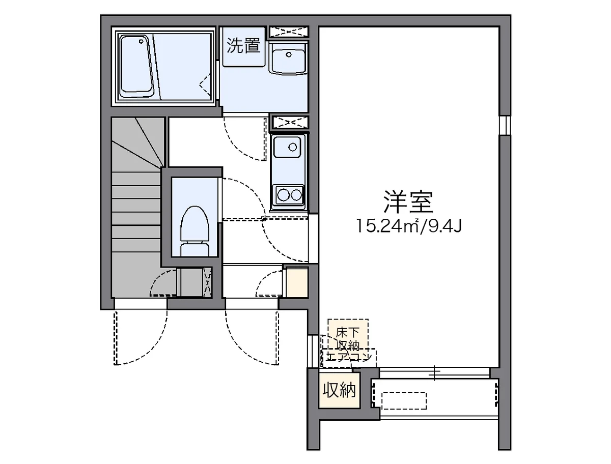 代表的な間取のため実際の間取とは異なる場合があります